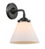 Nouveau One Light Wall Sconce in Oil Rubbed Bronze (405|284-1W-OB-G41)