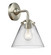 Nouveau One Light Wall Sconce in Brushed Satin Nickel (405|284-1W-SN-G42)