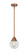 Nouveau 2 LED Mini Pendant in Antique Copper (405|288-1S-AC-G202-6-LED)