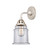 Nouveau 2 LED Wall Sconce in Polished Nickel (405|288-1W-PN-G182-LED)