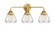 Nouveau 2 Three Light Bath Vanity in Satin Gold (405|288-3W-SG-G172)