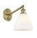 Ballston One Light Wall Sconce in Antique Brass (405|317-1W-AB-GBD-751)