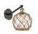 Ballston LED Wall Sconce in Black Antique Brass (405|317-1W-BAB-G122-8RB-LED)