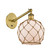 Ballston LED Wall Sconce in Brushed Brass (405|317-1W-BB-G121-8RB-LED)