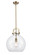 Newton LED Pendant in Brushed Brass (405|410-1S-BB-14CL)