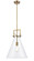 Newton LED Pendant in Brushed Brass (405|411-1S-BB-14CL)