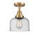 Caden LED Flush Mount in Brushed Brass (405|447-1C-BB-G74-LED)