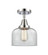Caden One Light Flush Mount in Polished Chrome (405|447-1C-PC-G72)