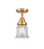 Caden LED Flush Mount in Satin Gold (405|447-1C-SG-G182S-LED)