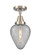 Caden One Light Flush Mount in Brushed Satin Nickel (405|447-1C-SN-G165)