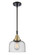 Caden LED Mini Pendant in Black Antique Brass (405|447-1S-BAB-G74-LED) Caden LED Mini Pendant in Black Antique Brass (405|447-1S-BAB-G74-LED)