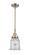 Caden One Light Mini Pendant in Brushed Satin Nickel (405|447-1S-SN-G182)