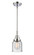 Caden LED Mini Pendant in Brushed Satin Nickel (405|447-1S-SN-G58-LED)