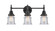 Caden Three Light Bath Vanity in Matte Black (405|447-3W-BK-G184S)