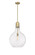 Auralume One Light Pendant in Brushed Brass (405|492-1S-BB-G584-16)