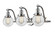 Franklin Restoration LED Bath Vanity in Polished Chrome (405|515-3W-PC-G202-6-LED)