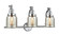 Franklin Restoration Three Light Bath Vanity in Polished Chrome (405|515-3W-PC-G58)