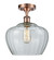 Ballston One Light Semi-Flush Mount in Antique Copper (405|516-1C-AC-G92-L)