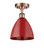 Ballston One Light Semi-Flush Mount in Antique Copper (405|516-1C-AC-MBD-75-RD)