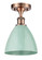 Ballston One Light Semi-Flush Mount in Antique Copper (405|516-1C-AC-MBD-75-SF)