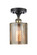 Ballston LED Semi-Flush Mount in Black Antique Brass (405|516-1C-BAB-G116-LED)