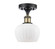 Ballston LED Semi-Flush Mount in Black Antique Brass (405|516-1C-BAB-G91-LED)