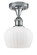 Ballston One Light Semi-Flush Mount in Polished Chrome (405|516-1C-PC-G91)