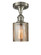 Ballston LED Semi-Flush Mount in Polished Nickel (405|516-1C-PN-G112-LED)