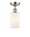 Ballston One Light Semi-Flush Mount in Polished Nickel (405|516-1C-PN-G801)