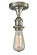 Ballston One Light Semi-Flush Mount in Brushed Satin Nickel (405|516-1C-SN)