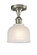 Ballston LED Flush Mount in Brushed Satin Nickel (405|516-1C-SN-G411-LED)