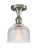 Ballston LED Flush Mount in Brushed Satin Nickel (405|516-1C-SN-G412-LED)