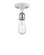 Ballston LED Semi-Flush Mount in White Polished Chrome (405|516-1C-WPC-LED)