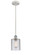 Ballston LED Mini Pendant in White Polished Chrome (405|516-1P-WPC-G112-LED)