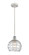 Ballston LED Mini Pendant in White Polished Chrome (405|516-1P-WPC-G1213-8-LED)