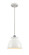 Ballston One Light Mini Pendant in White Polished Chrome (405|516-1P-WPC-M14-W)