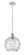 Ballston One Light Mini Pendant in White Polished Chrome (405|516-1S-WPC-G1213-10)