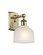 Ballston LED Wall Sconce in Antique Brass (405|516-1W-AB-G411-LED)