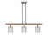 Ballston Three Light Island Pendant in Antique Copper (405|516-3I-AC-G112)