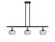 Ballston Three Light Island Pendant in Black Antique Brass (405|516-3I-BAB-G92)