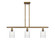 Ballston Three Light Island Pendant in Brushed Brass (405|516-3I-BB-G342)