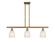 Ballston Three Light Island Pendant in Brushed Brass (405|516-3I-BB-G441)