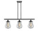 Austere Three Light Island Pendant in Matte Black (405|516-3I-BK-CE513-BK)