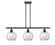 Ballston LED Island Pendant in Matte Black (405|516-3I-BK-M8-LED)