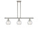 Ballston Three Light Island Pendant in Polished Nickel (405|516-3I-PN-G1213-6)