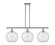 Ballston Three Light Island Pendant in Polished Nickel (405|516-3I-PN-G122-10RW)
