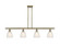 Ballston LED Island Pendant in Antique Brass (405|516-4I-AB-G381-LED)