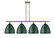 Ballston Four Light Island Pendant in Antique Brass (405|516-4I-AB-MBD-12-GR) Ballston Four Light Island Pendant in Antique Brass (405|516-4I-AB-MBD-12-GR)