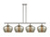 Ballston LED Island Pendant in Polished Nickel (405|516-4I-PN-G96-L-LED)