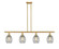 Ballston Four Light Island Pendant in Satin Gold (405|516-4I-SG-G82)